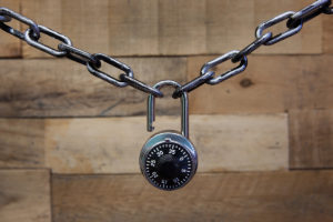Combination lock and chain