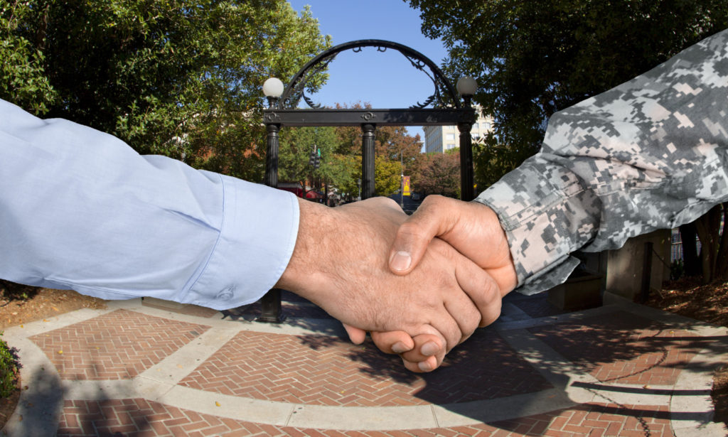 Armed Forces, Veteran, Handshake.