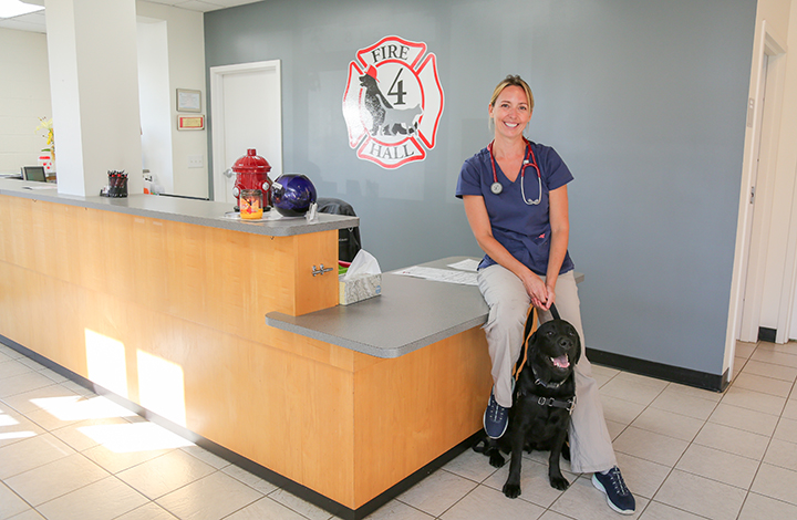 Dr. Jennifer Peterson of Firehall 4 Animal Hospital