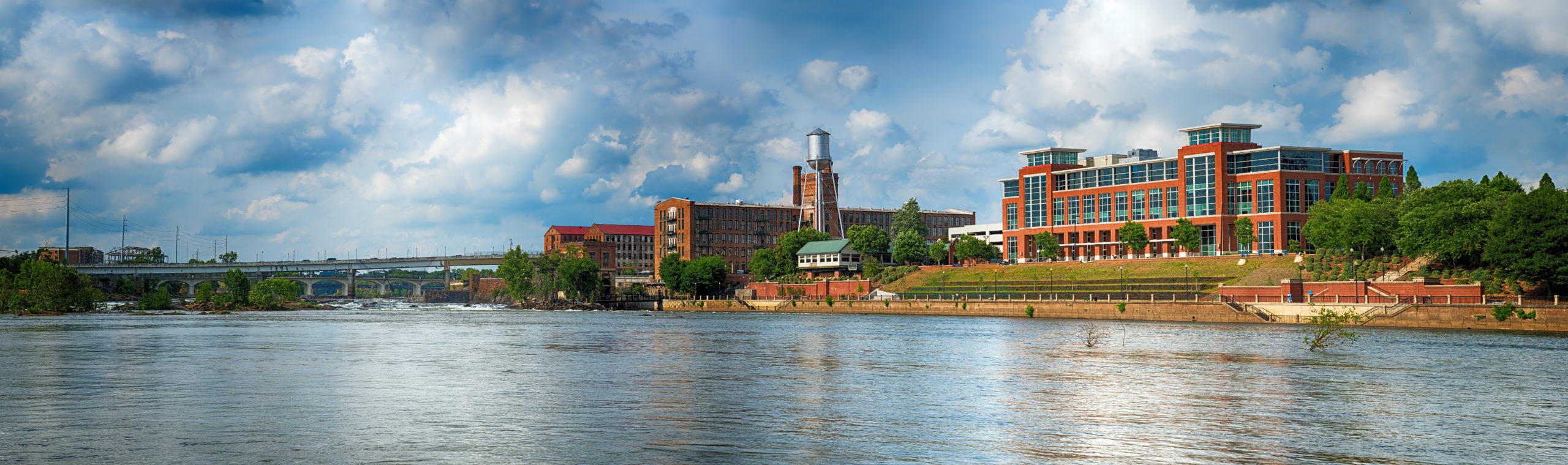 UGA SBDC | Panoramic image of buildings in downtown Columbus, Georgia ...